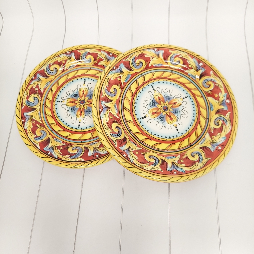 Set Of 2 Renaissance By Tabletops Unlimited Salad Plates- NEW